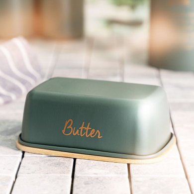 Маслянка Homla ESCILLE 15x10x6 см Зелений - 5 Маслянка Homla ESCILLE 15x10x6 см Зелений 226423 фото - 5