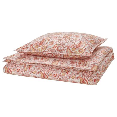 IKEA Комплект постільної білизни RODGERSIA 150х200 см Рожевий (ИКЕА РОДЖЕРСИЯ) 20579448