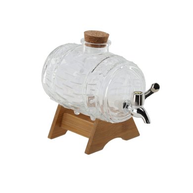 Диспенсер для напитков Chomik БОЧКА 1 л Прозрачный ZIX5704 фото - 2