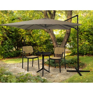 Садова парасоля з чохлом Kontrast SEATTLE 250х250 см Бежевий - 7 Садова парасоля з чохлом Kontrast SEATTLE 250х250 см Бежевий 5.06.213235 фото - 7