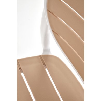 Садовий стілець Halmar K529 Білий V-CH-K/529-KR-BIAŁY/NATURALNY фото - 7