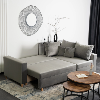 Раскладной диван Mebel Elit MARKUS Серый MGK.FIESTA/VELLUTO16/NAR фото - 14