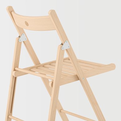 IKEA Обеденный стул складной FROSVI Бук (ИКЕА ФРОСВИ) 70534315 фото - 4