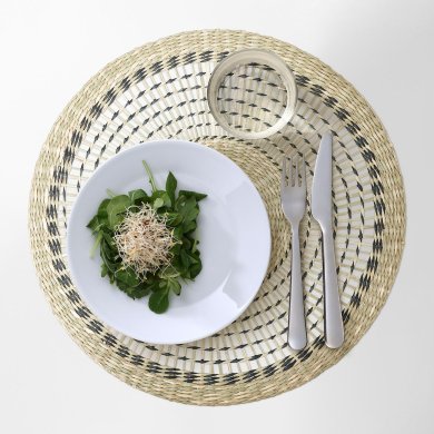 IKEA Сервировочный коврик PENNFISK 37 см Бежевый (ИКЕА ПЕННФИСК) 60527749 фото - 6
