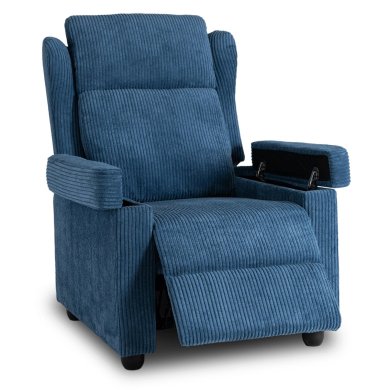 Кресло мягкое раскладное с реклайнером Mebel Elit SPENCER Velvet Синий ME.SPENCER/GR/SZTR/FW фото - 4