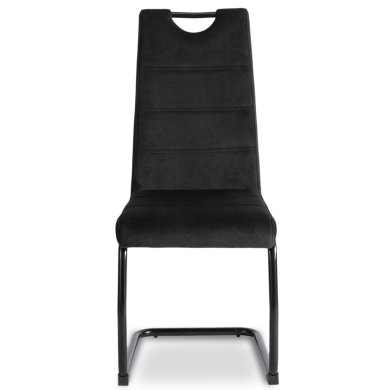 Обеденный стул Mebel Elit LOPEZ Welur Черный ME.LOPEZ/CZ/CZ/V/K фото - 2
