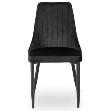 Обеденный стул Mebel Elit BARI Welur Черный ME.BARI/CZ/V/K фото - 2