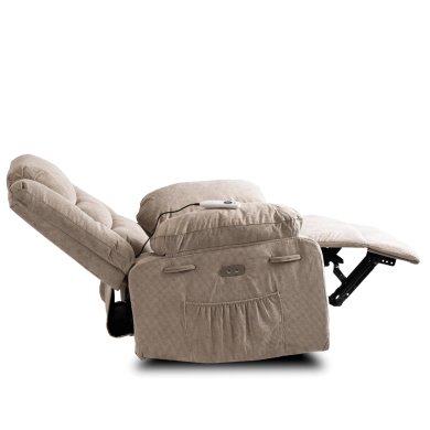 Кресло мягкое раскладное с реклайнером Mebel Elit JASPER Бежевый ME.JASPER/BZ/T/FW фото - 5