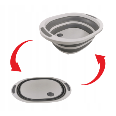 Складна миска Kontrast Сірий 20170 фото - 10