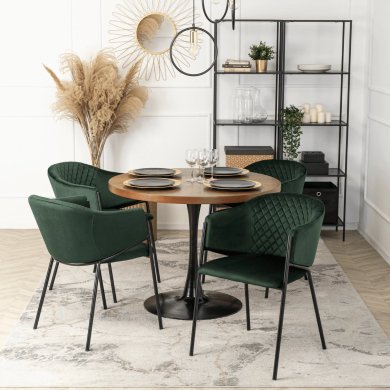 Обеденный стул Mebel Elit INNES 2 Зеленый ME.INNES2/Z/V/K фото - 5