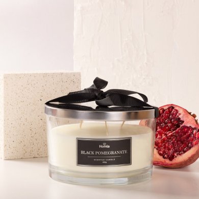 Ароматична свічка Homla MOON Black Pomegranate Білий 164613 фото - 6