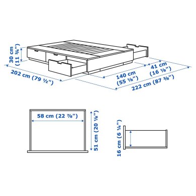 NORDLI - 2 IKEA NORDLI (ИКЕА НОРДЛИ) 09537676 фото - 2