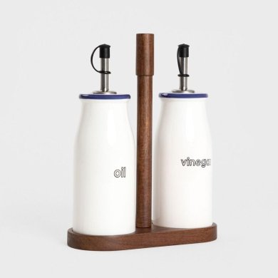 Набір ємностей для олії та оцту Homla MODERN Білий - 2 Набір ємностей для олії та оцту Homla MODERN Білий 236941 фото - 2