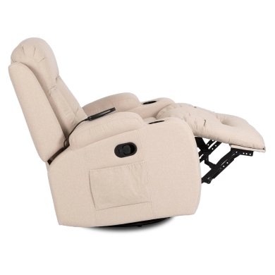 Кресло мягкое раскладное массажное с реклайнером Mebel Elit BOX 2 Бежевый - 5 Кресло мягкое раскладное массажное с реклайнером Mebel Elit BOX 2 Бежевый ME.BOX2/BZ/T/FW фото - 5