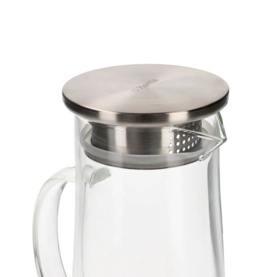 Глек Homla MINTA 1,4 л | Прозорий / Сріблястий - 5 Глек Homla MINTA 1,4 л | Прозорий / Сріблястий 157093 фото - 5