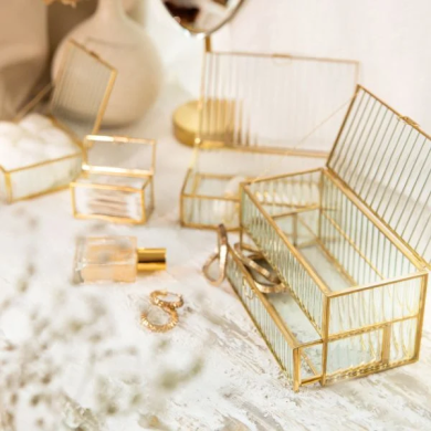 Шкатулка для украшений Homla GRAZIA 21x10x10,5 см | Прозрачный / Золотой - 5 Шкатулка для украшений Homla GRAZIA 21x10x10,5 см | Прозрачный / Золотой 215435 фото - 5