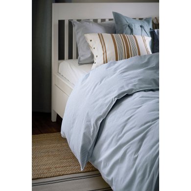 IKEA Комплект постельного белья BERGPALM 200x200 см Голубой (ИКЕА БЕРГПАЛМ) 20522616 фото - 5