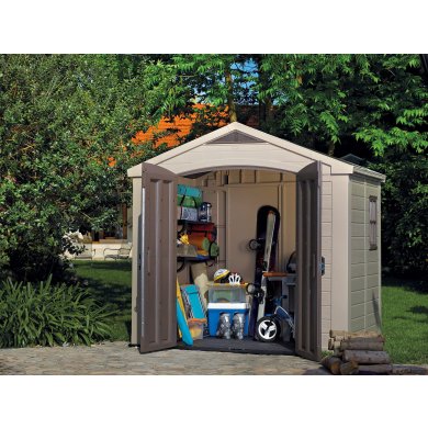 Садовый домик Keter FACTOR 257х182х243 см Бежевый 230451-1 фото - 10