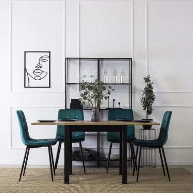 Обеденный стул Mebel Elit PERU Welur Бирюзовый ME.PERU/T/V/K фото - 9