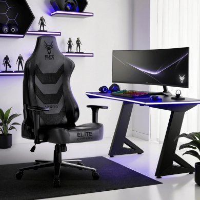 Геймерське крісло Mebel Elit APEX Чорний - 12 Геймерське крісло Mebel Elit APEX Чорний ME.APEX/CZ/E/FO фото - 12