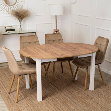 Розкладний обідній стіл Mebel Elit HARRY Дуб крафт B.HARRY/DC/B/S фото - 10