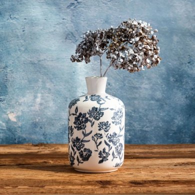 Ваза Homla FLORAL HAMPTONS 12x20 см Принт 236630 фото - 4