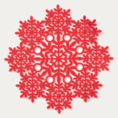 Набір сервірувальних килимків Homla ORKEL 38 см 2 шт Червоний 242213 фото - 2