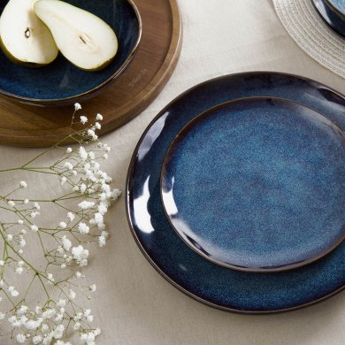 Тарілка Homla CASPER 27 см | Темно-синій - 8 Тарілка Homla CASPER 27 см | Темно-синій 200070 фото - 8