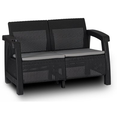 Комплект садових меблів Mebel Elit OKLAND Чорний ME.OKLAND/CZ/RT/OGR/ZES фото - 4