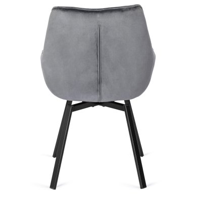 Обідній стілець поворотний Mebel Elit LUNA Welur Сірий ME.LUNA/P/V/K фото - 3