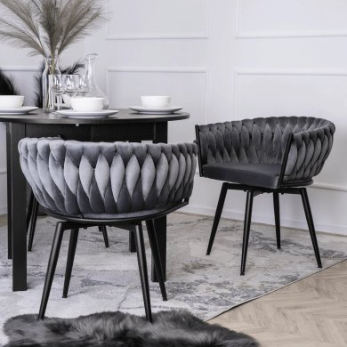 Обеденный стул поворотный Mebel Elit LILI Серый ME.LILI/P/CZ/V/K фото - 9