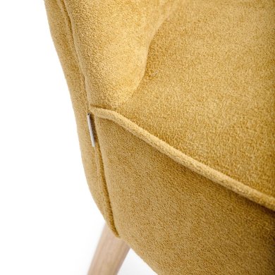 Крісло м'яке Homla SOAL Гірчичний 233396 фото - 4