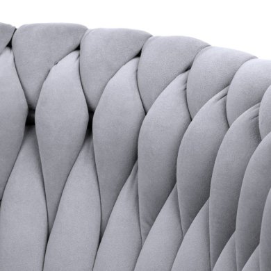 Обідній стілець Homla PRINSSI Welur Сірий 219357 фото - 5