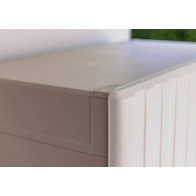 Садовый шкаф Keter/Kis ARMADIO GROOVE BASSO Бежевый 255130 фото - 2