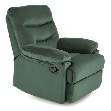 Кресло мягкое раскладное с реклайнером Halmar DRAGER Зеленый V-CH-DRAGER-FOT-C.GREEN фото - 3