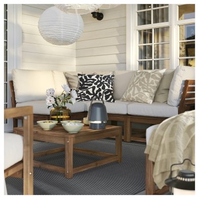 IKEA Килим LUFTFARTYG 160x230 см Чорний (ИКЕА ЛЮФТФАРТИГ) 50597257 фото - 7