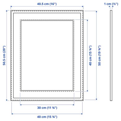 IKEA Рамка LOMVIKEN (ИКЕА ЛОМВИКЕН) 30419464 фото - 8