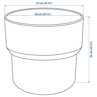 IKEA Кашпо FORENLIG (ИКЕА FÖRENLIG) 40454819 фото - 9