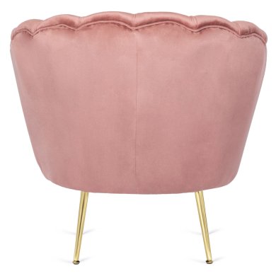 Крісло м'яке з підставкою Mebel Elit GRAND Welur Рожевий ME.GRAND/R/V/FW фото - 6