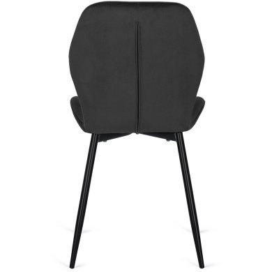 Обідній стілець Mebel Elit LUCKY Welur Чорний - 4 Обідній стілець Mebel Elit LUCKY Welur Чорний ME.LUCKY/CZ/V/K фото - 4