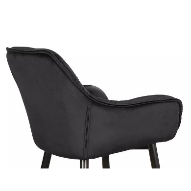 Барный стул Signal CHERRY H-2 Welur Черный CHERRYH2CC фото - 3