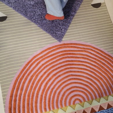 IKEA Ковер OMMJANGE 140х200 см Разноцветный (ИКЕА ОММЯНГЕ) 80594648 фото - 3