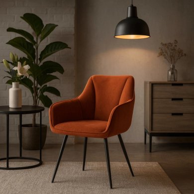 Обеденный стул Mebel Elit NAWARA Рыжий ME.NAWARA/RD/CZ/T/K фото - 5