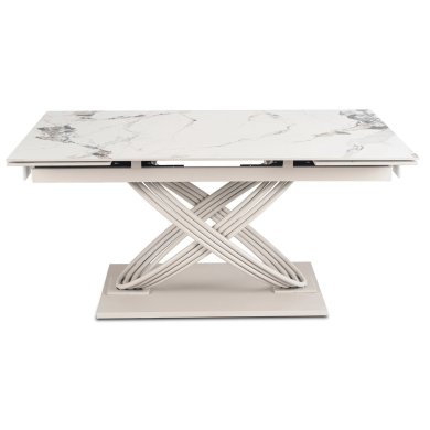 Розкладний обідній стіл Mebel Elit IBIZA Ceramic Marmur Білий ME.IBIZA/B/KASZ/S160-240 фото - 3