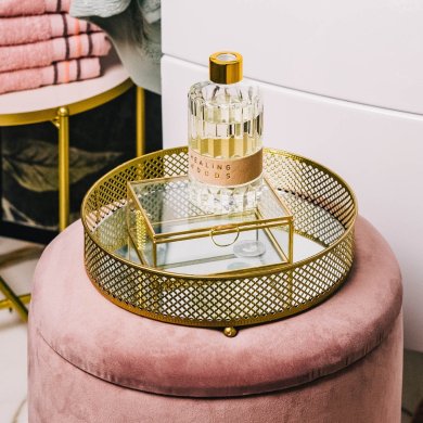 Піднос Homla MATIR | Золотий - 4 Піднос Homla MATIR | Золотий 155176 фото - 4