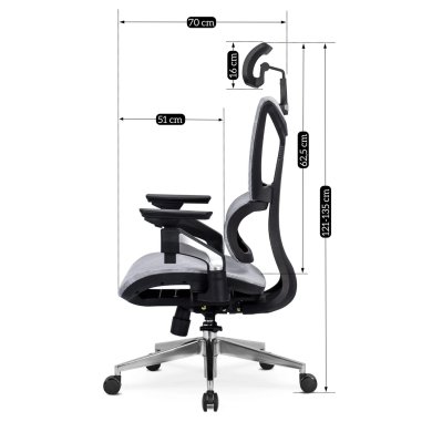 Офісне крісло Mebel Elit MARTIN Сірий ME.MARTIN/P/T/FO фото - 18