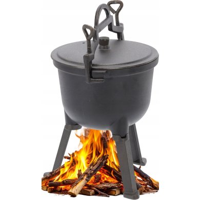 Чугунный котелок Garden Line 5 л Серый BBQ3703 фото - 2