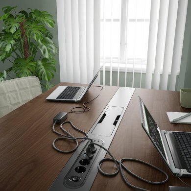 IKEA Письменный стол MITTZON Орех (ИКЕА МИЦОН) 39533422 фото - 4