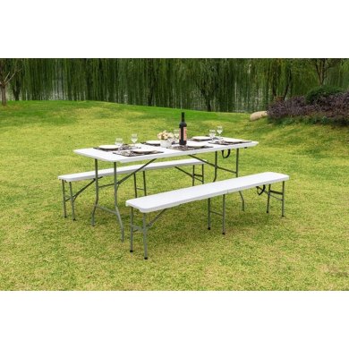 УЦІНКА Складаний туристичний стіл Kontrast PARTY 180 см Білий brak/5.04.27390 фото - 17