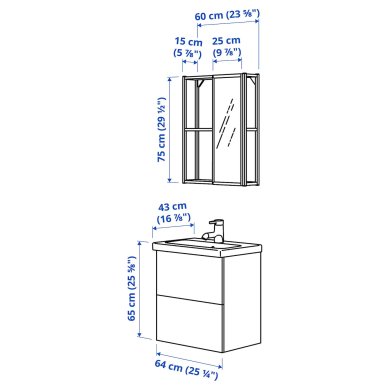 IKEA ENHET (ИКЕА ЭНХЕТ) 89547030 фото - 2